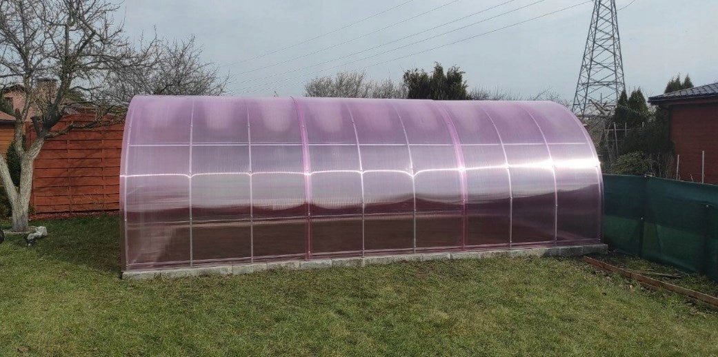 GREENHOUSE made of polycarbonate NANO AGRONOM LUX 3x6m 6mm 40x20 Manufacturer Ekomat