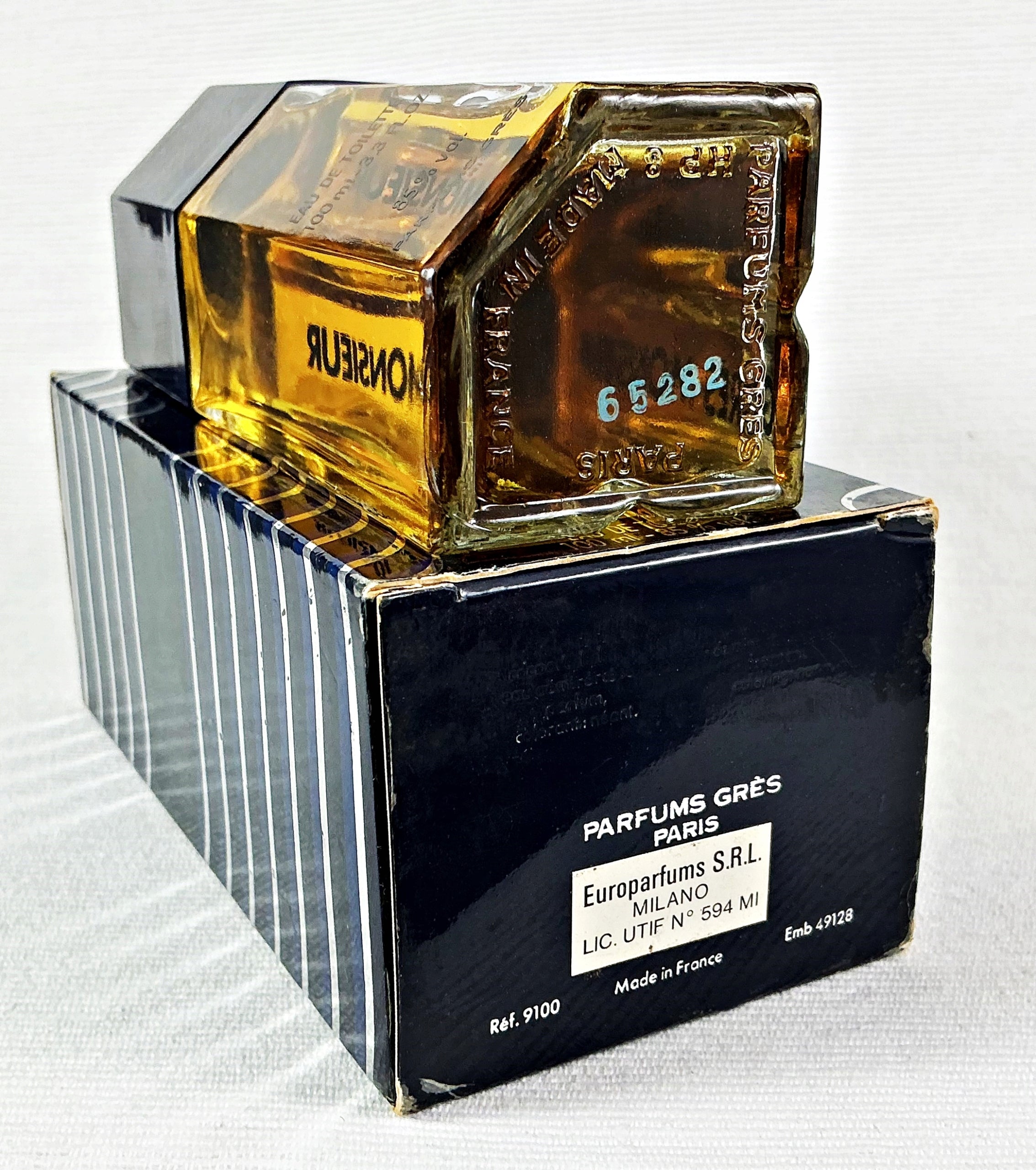 GRES MONSIEUR 100 ML EAU DE TOILETTE SPLASH MEGA UNIQUE Manufacturer code 918847