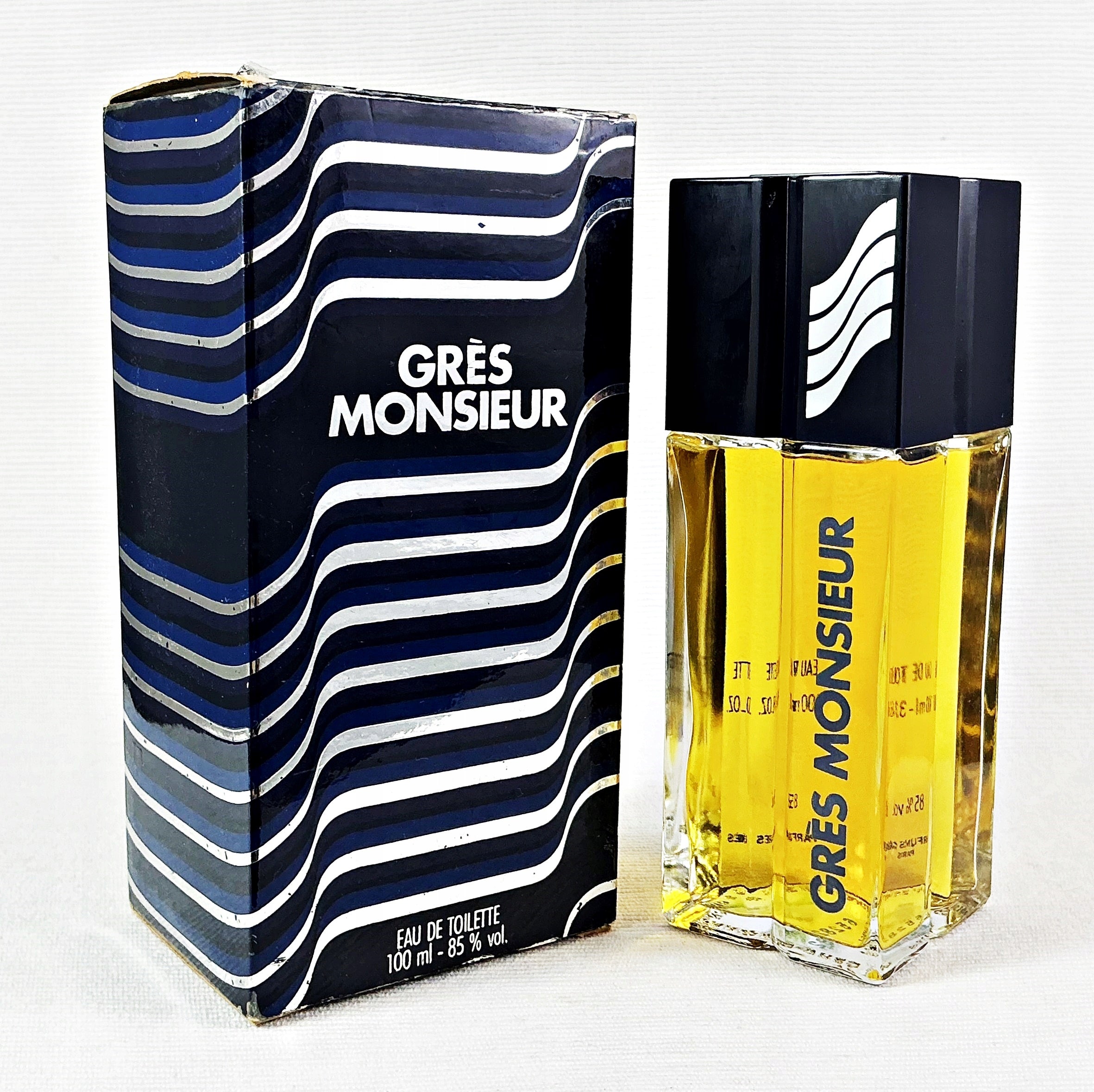 GRES MONSIEUR 100 ML EAU DE TOILETTE SPLASH MEGA UNIQUE Packaging status original