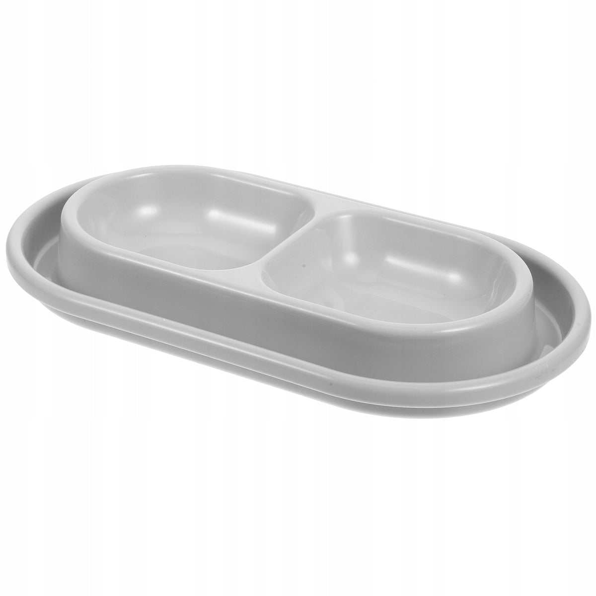 GREY ANTI-ANT CAT AND DOG FEEDING BOWL MADE OF DURABLE PP