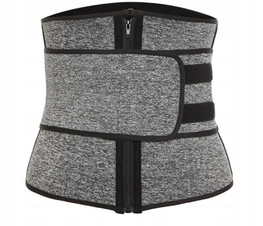 GREY NEOPRENE BELT FOR EXERCISE SLIMMING CORSET SIZE S PREMIUM