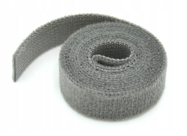 GREY VELCRO TAPE BAND GREY VELCRO CABLE ORGANIZER 15mm 1m
