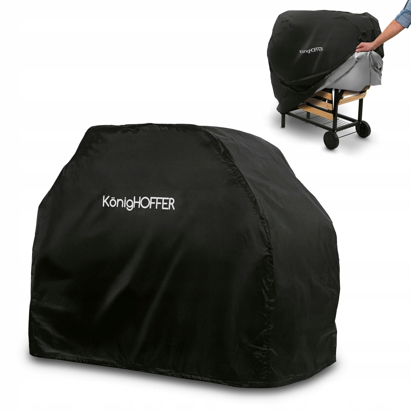 GRILL COVER WATERPROOF COVER PROTECTION Konighoffer BBQ 145x61x117cm