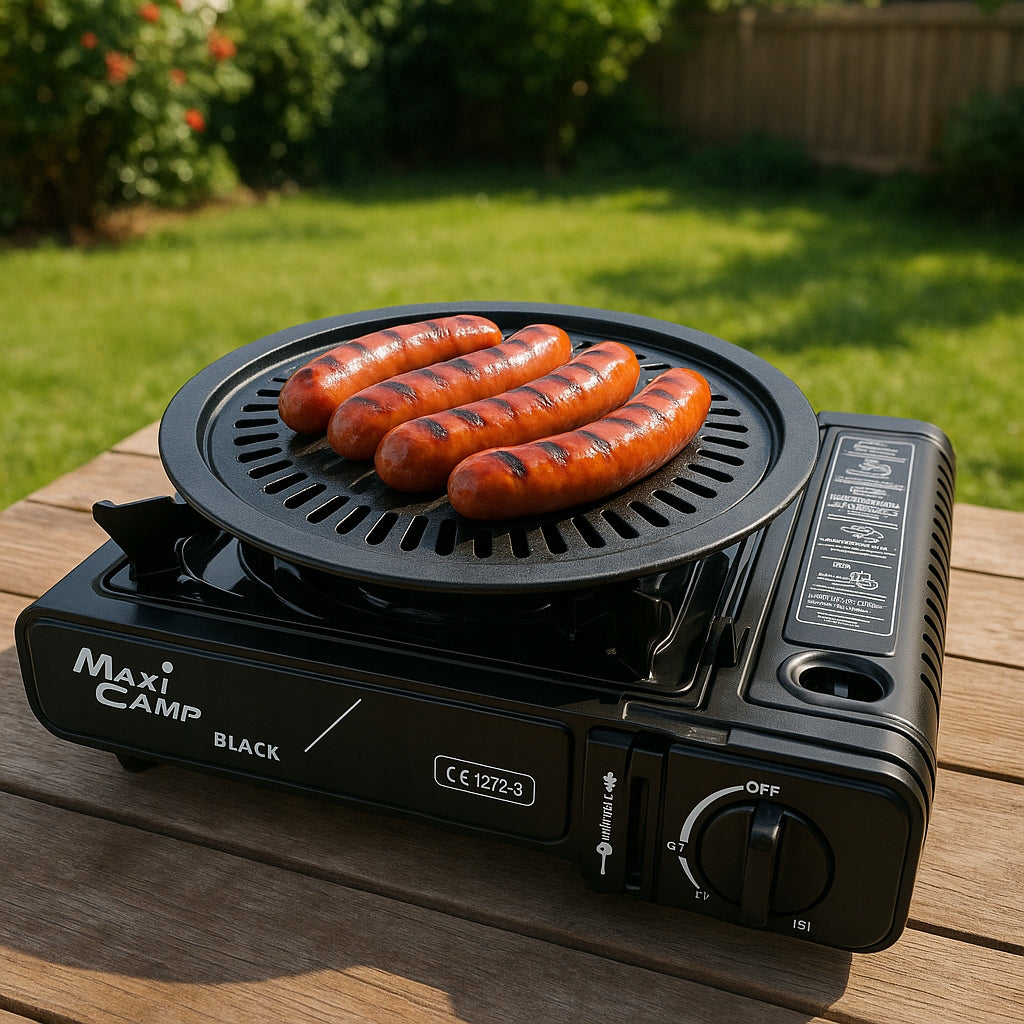 GRILL COVER for GRILLING on tourist stove ROUND Brand MaxiCamp