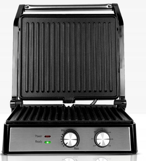 GRILL ELECTRIC TOASTER FOLDING TOASTER FOR SANDWICHES PANINI TIMER 2500W Power rating 2500 W