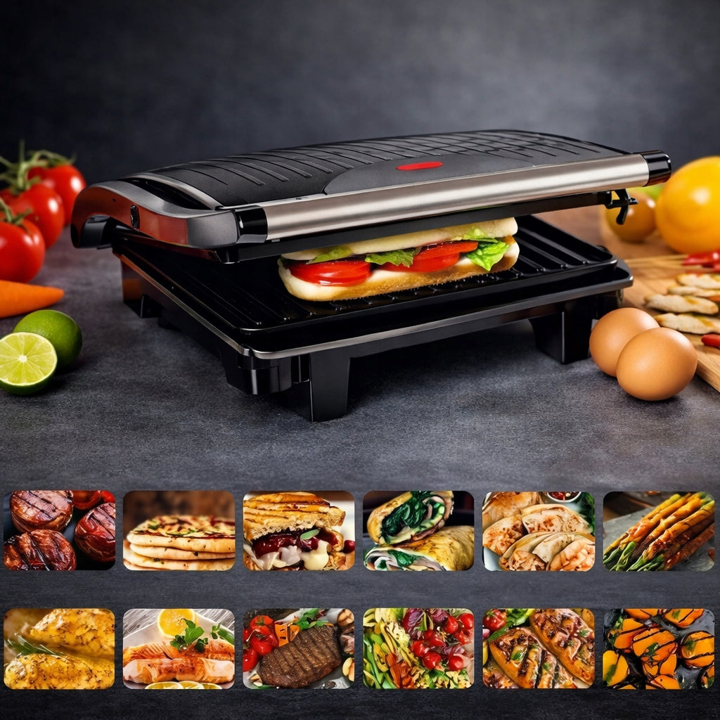 GRILL ELECTRIC TOASTER FOR PANINI SANDWICHES FOLDING STRONG Brand no brand