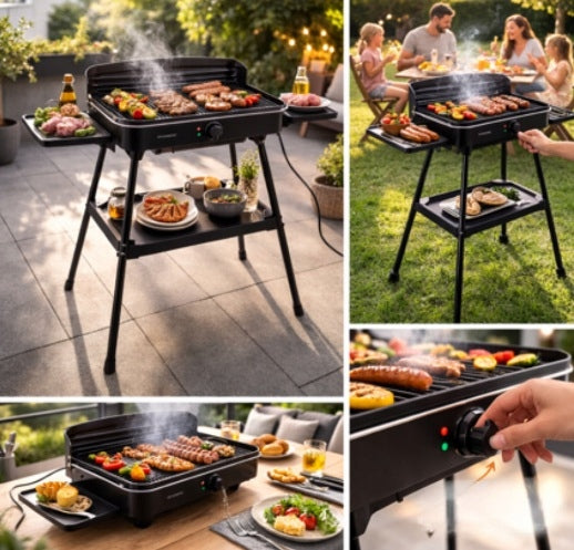 GRILL Electric Garden STANDING TABLE FOR PLOT BALCONY WITH THERMOSTAT Model GRILL ELEKTRYCZNY STOJĄCY-05845