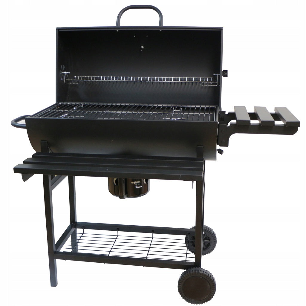 GRILL GARDEN CHARCOAL COVER ASHTRAY THERMOMETER BARREL XXL Grill width 61.5 cm