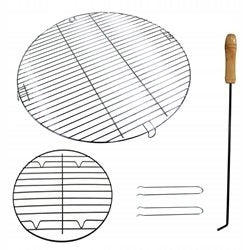 GRILL GRATE FOR FIREPLACE ROUND SET FOR HEARTH ROMA MILANO 60 CM