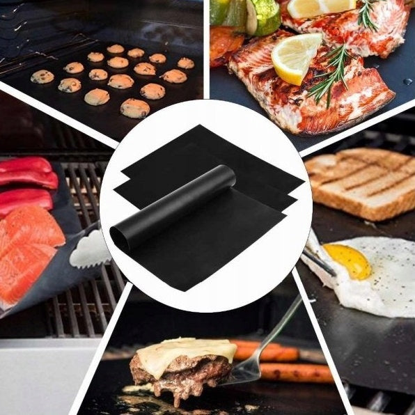 GRILL MAT REUSABLE BAKING OVEN TEFLON TRAY x12pcs Product width 33 cm