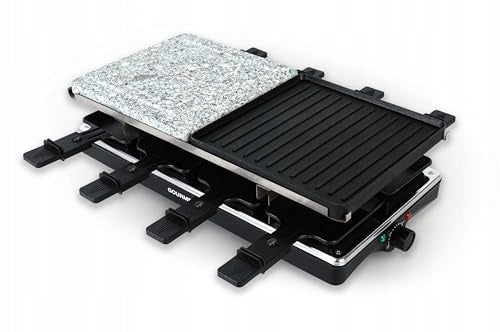 GRILL RACLETTE 2IN1 ELECTRIC FOR 8 PEOPLE ALUMINUM STONE FOR HOME Brand no brand