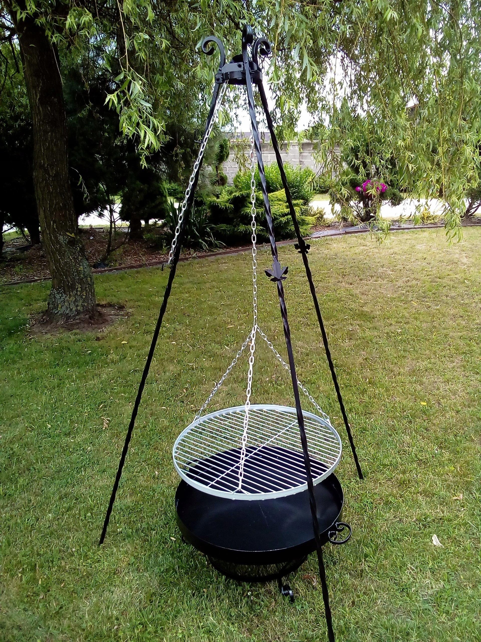 GRILL TRIPOD FORGED FOCAL LENGTH +GRATE 60cm GARDEN 3 Manufacturer Elektromet