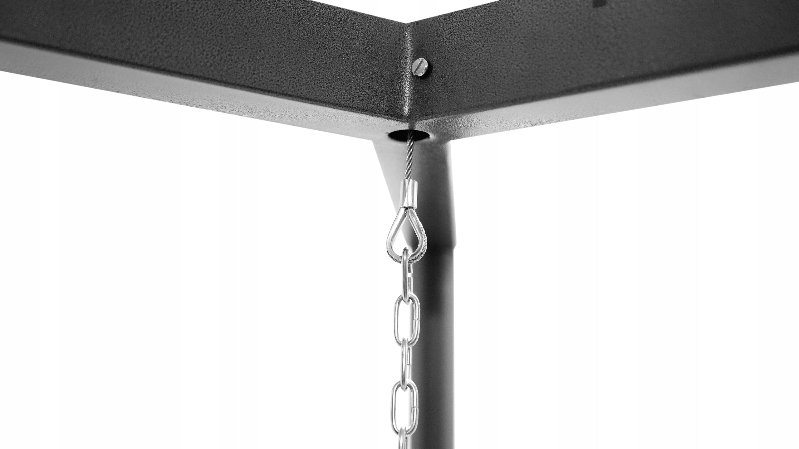 GRILL TRIPOD GARDEN GRATE STAINLESS STEEL HEARTH HANGING 66 CM LUND Grill depth 128 cm