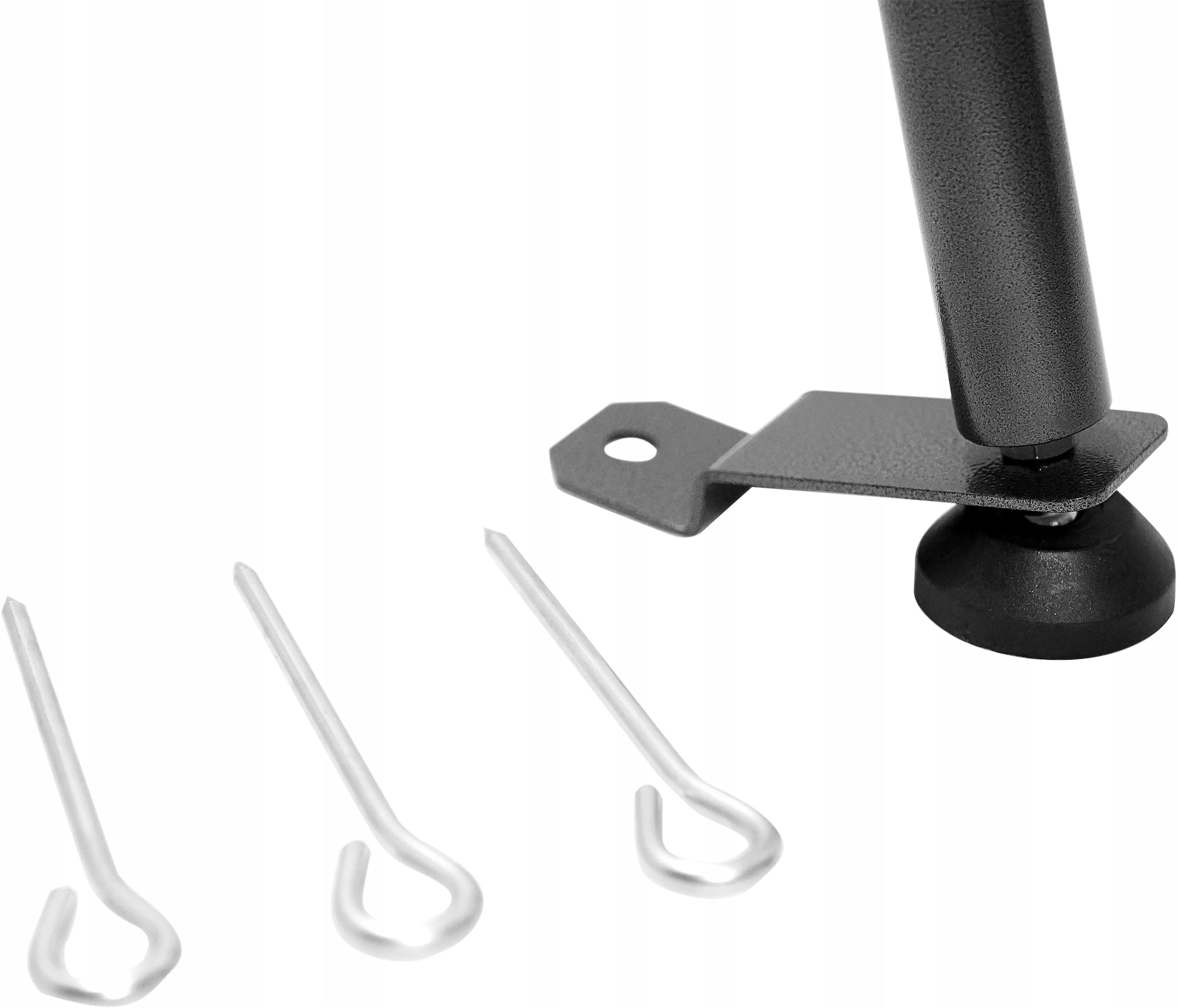 GRILL TRIPOD GARDEN GRATE STAINLESS STEEL HEARTH HANGING 66 CM LUND Grill width 128 cm