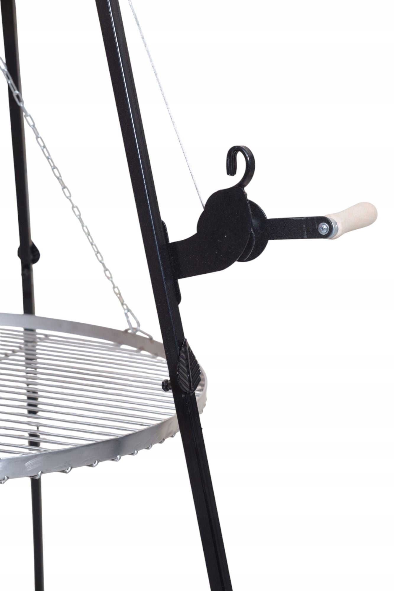GRILL TRIPOD Grill Focal Grate Stainless Steel Grill Fire Pit Stand Grill height 200 cm