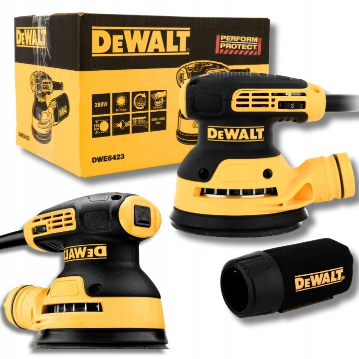 GRINDER DEWALT MULTIFUNCTIONAL ECCENTRIC NETWORK 280W ADJUSTMENT 125mm