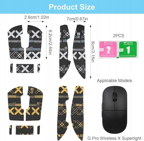 GRIP MOUSE LOGITECH G PRO X SUPERLIGHT NON-SLIP TAPE FOR PLAYER 2 Model B0G4MBNW8J