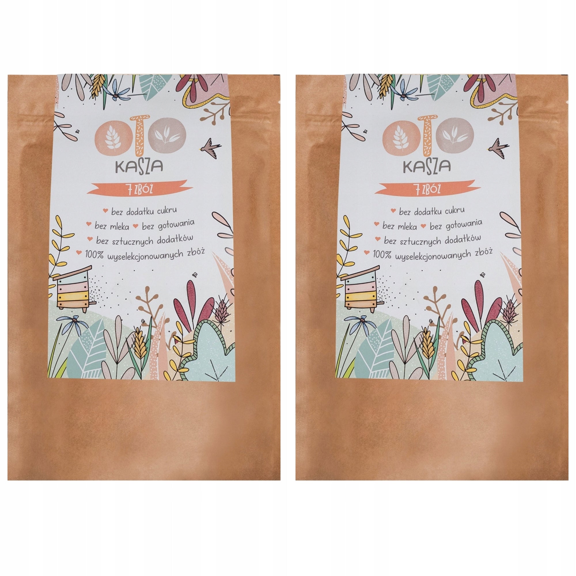 GROATS OF SEVEN CEREALS OTOLANDIA NATURAL DELICACY WITHOUT ADDED SUGAR 2x200g