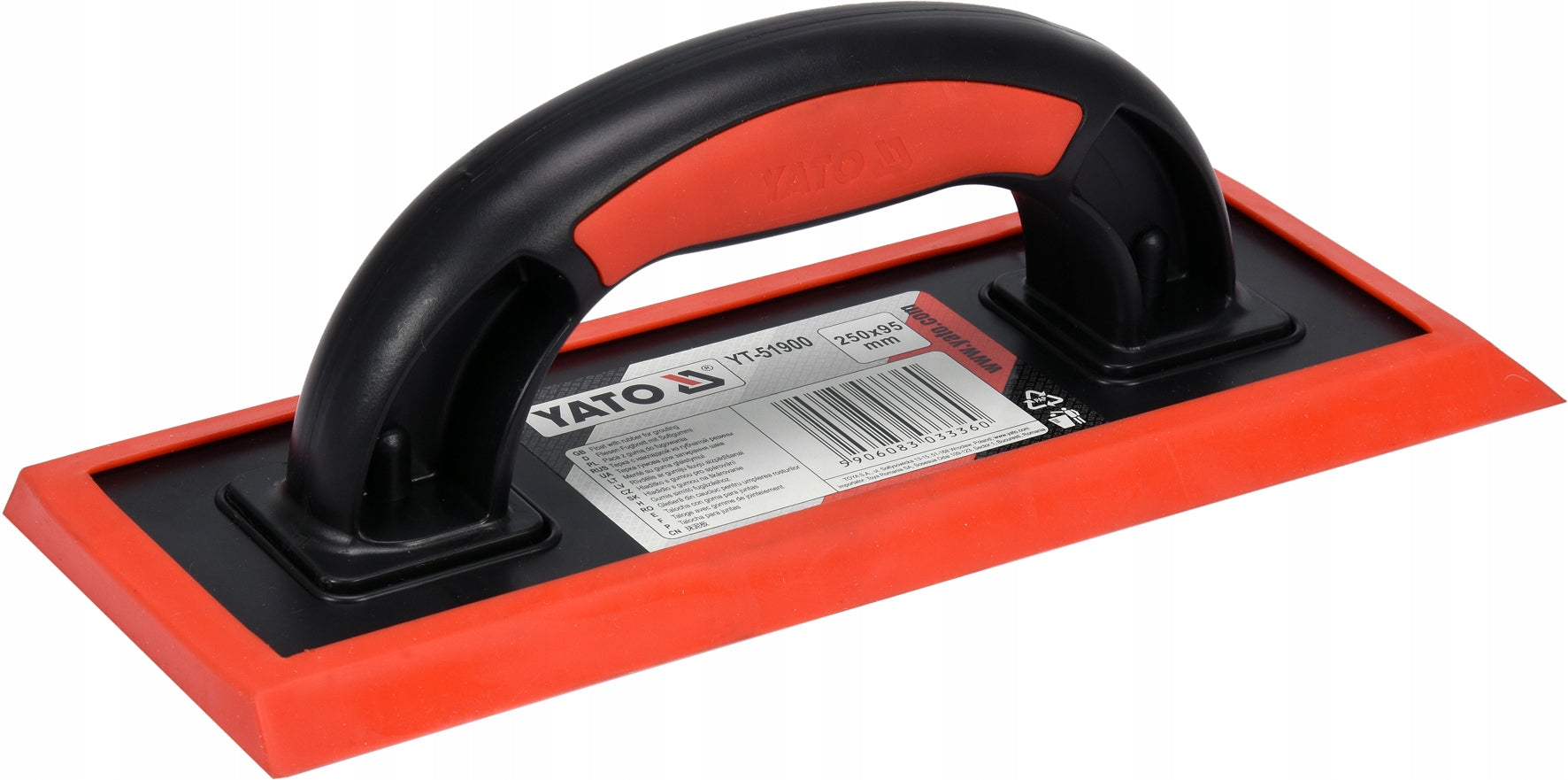 GROUTING TROWEL RUBBER 250 x 95 mm YATO Manufacturer code YT-51900