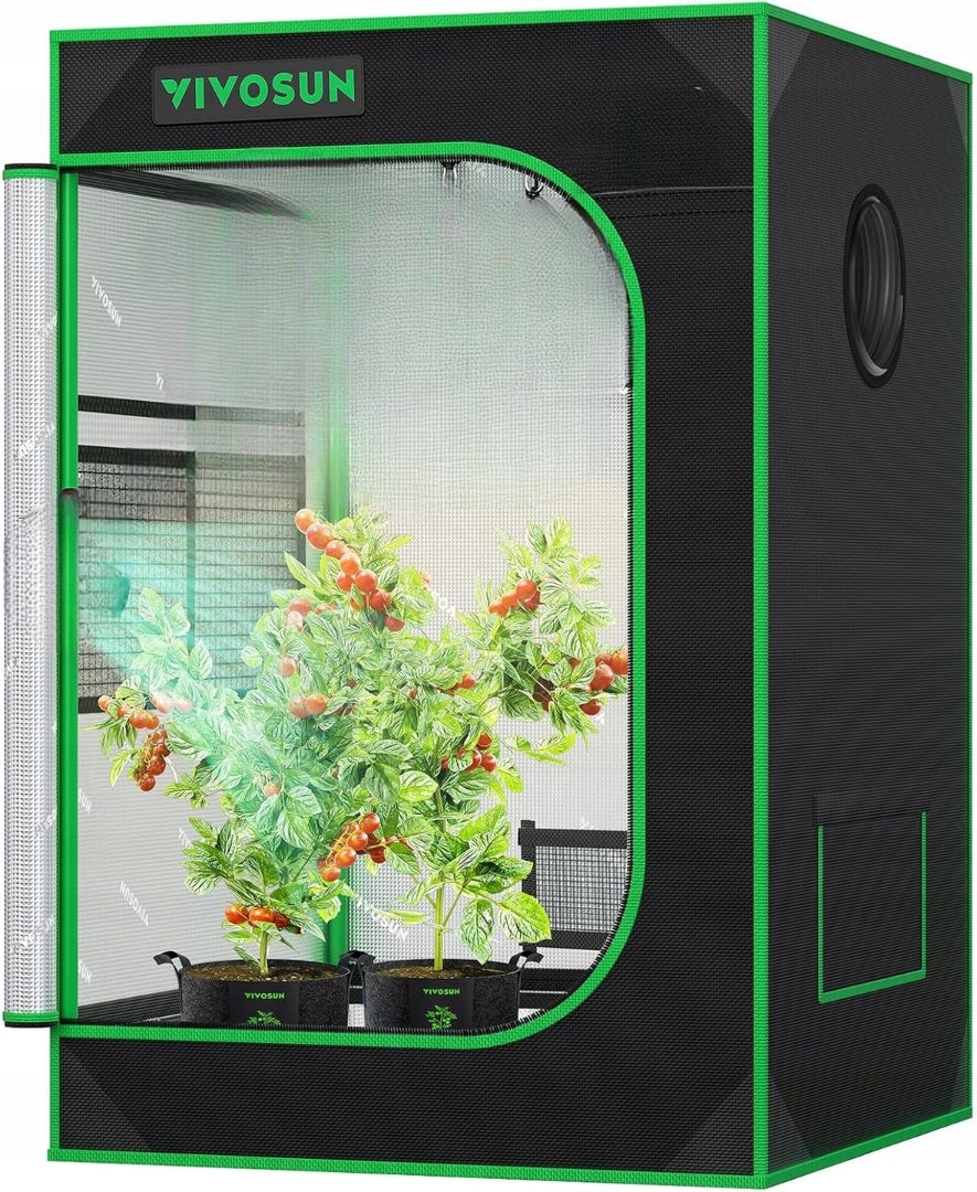GROWBOX GREENHOUSE TENT FOR GROWING PLANTS VIVOSUN S223 60X60X90CM GARDEN