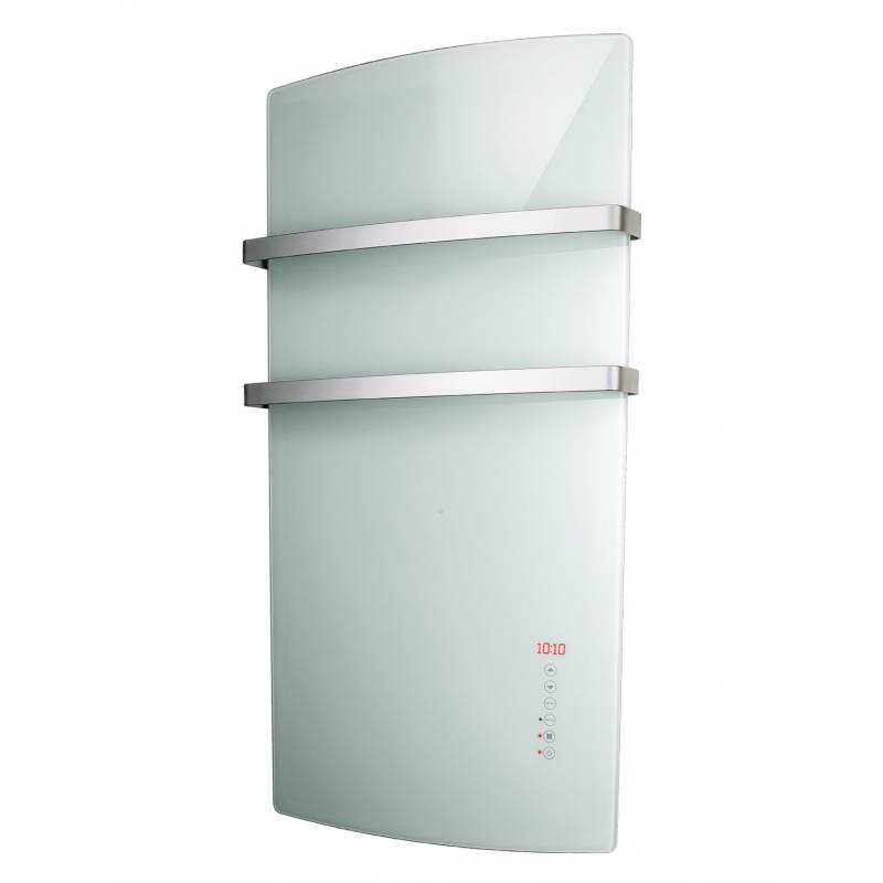 Elektrischer Badheizer 1500W DEVA Weißglas 