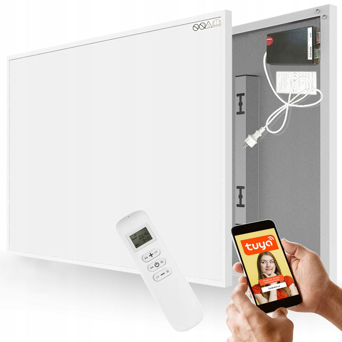 Infrarotheizung Grafen 700W WLAN-Thermostat 