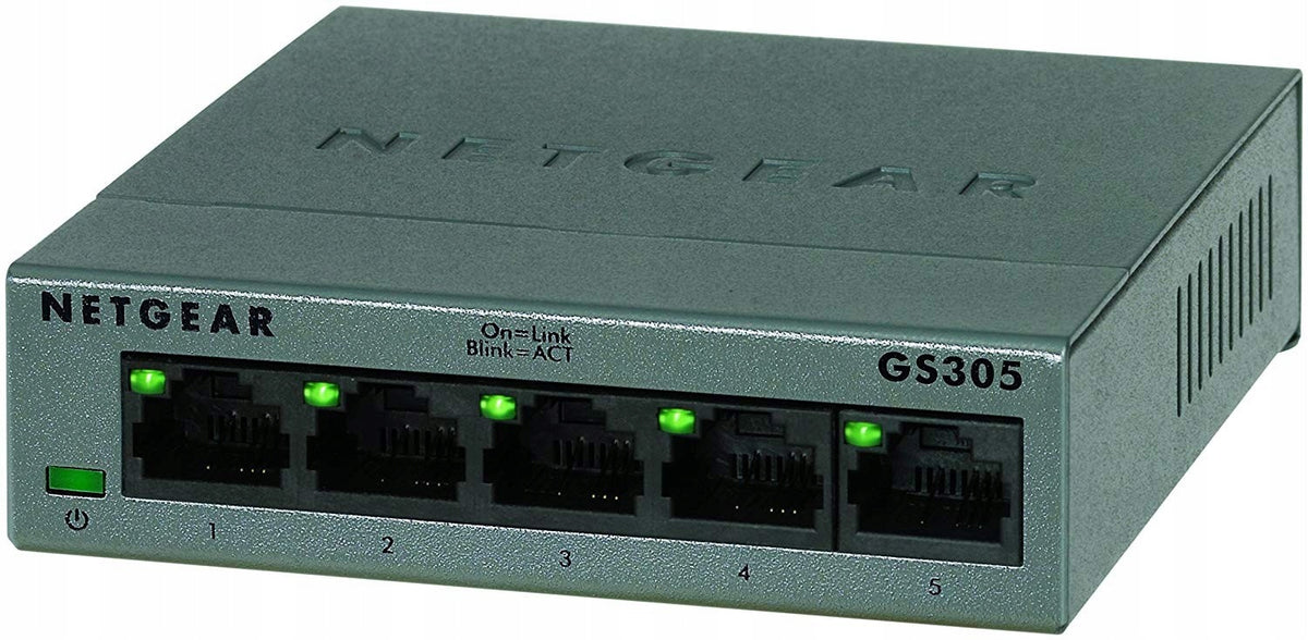GS305 5-port 5xGE unmanaged switch
