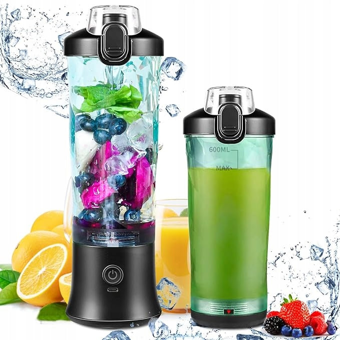 GSM A9 Portable Wireless Blender Shaker 600ML BPA 270W 2in1 Cocktails