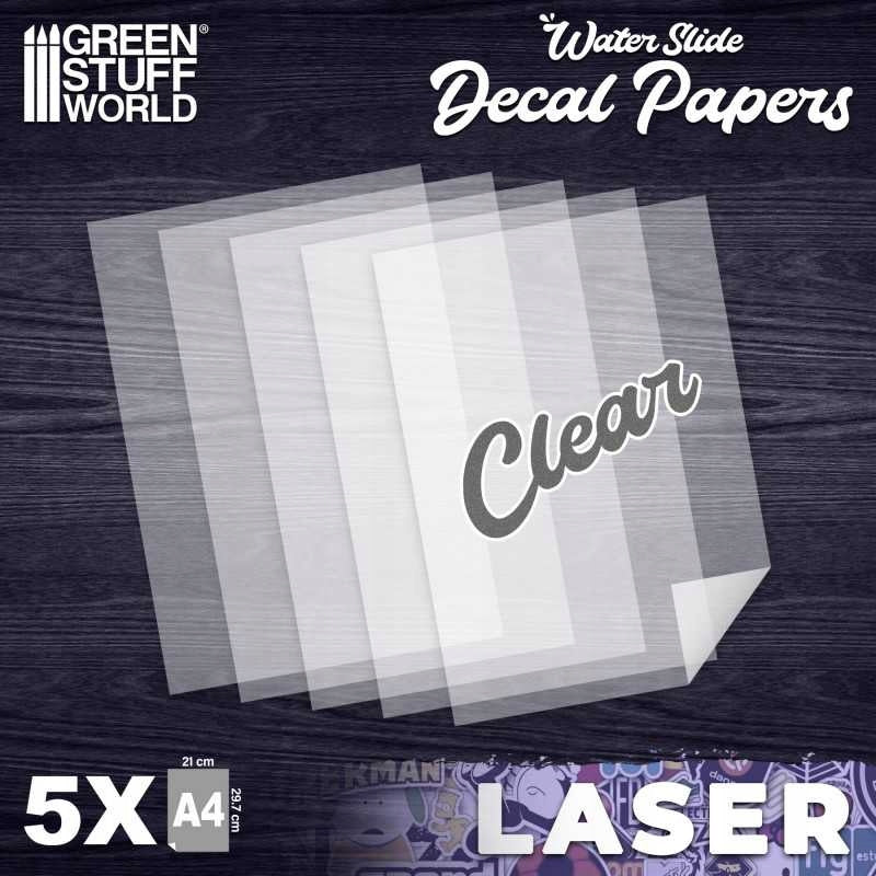 GSW - Waterslide Decals - Laser Transparent