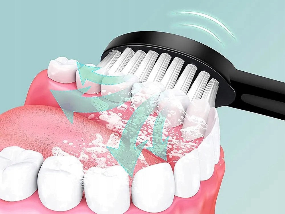 GT-W Electric Sonic Toothbrush 6 MODES DIFFERENT COLORS Manufacturer code PERFEKT white
