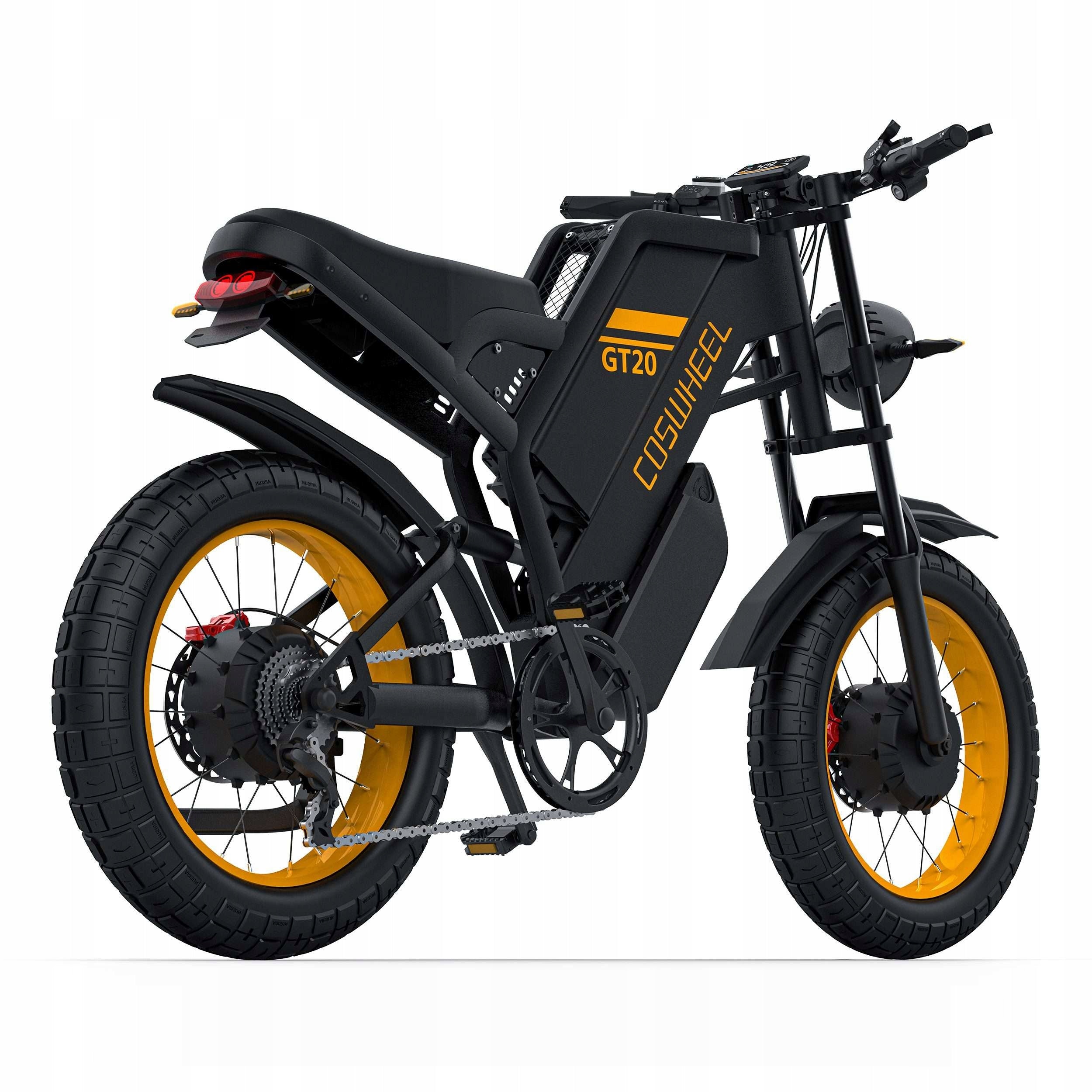GT20 PRO 3000W Electric Vehicle with Two Motors 48V 40AH 50km/h 233KM MTB Manufacturer code GT20 PRO