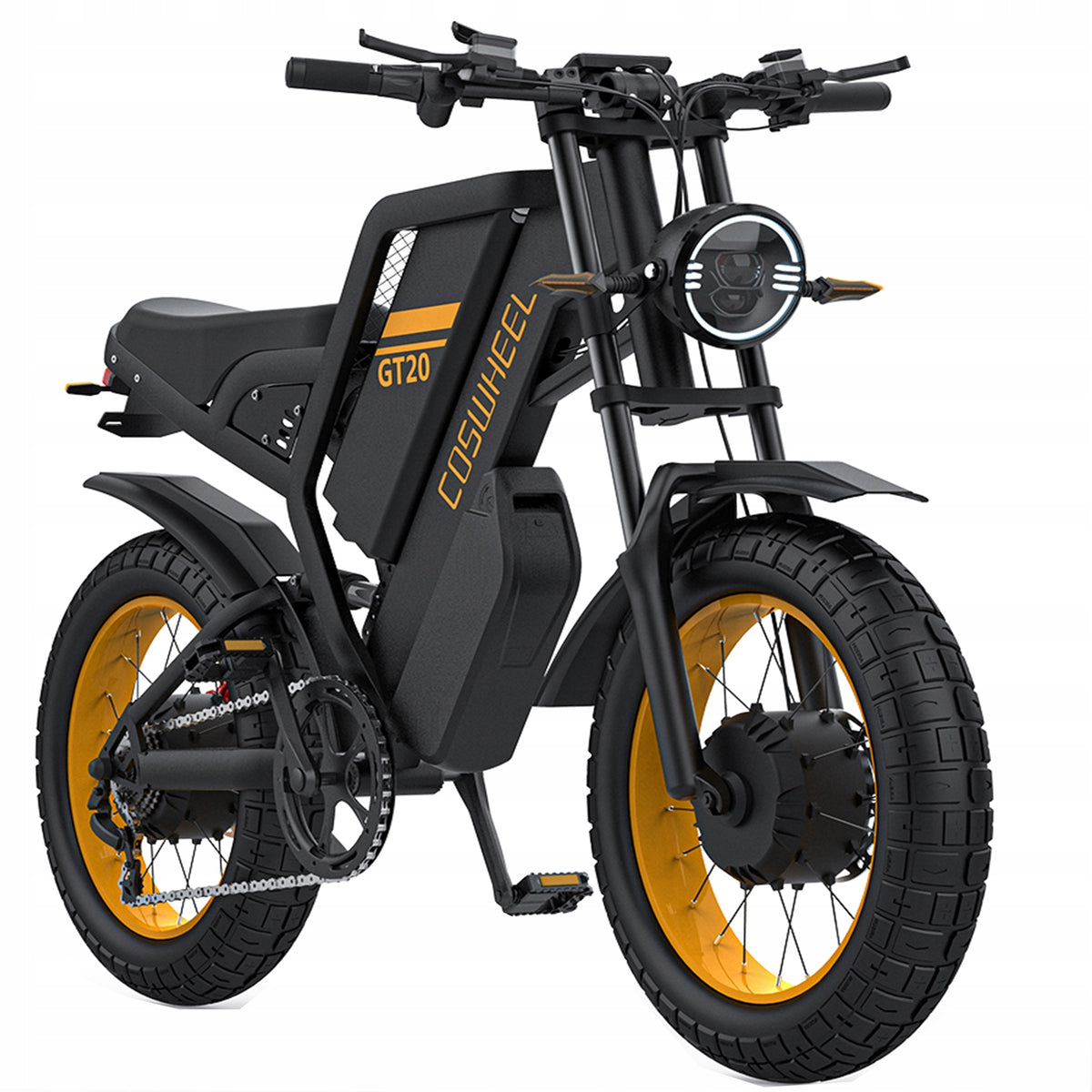 GT20 PRO 3000W Electric Vehicle with Two Motors 48V 40AH 50km/h 233KM MTB Packaging status original