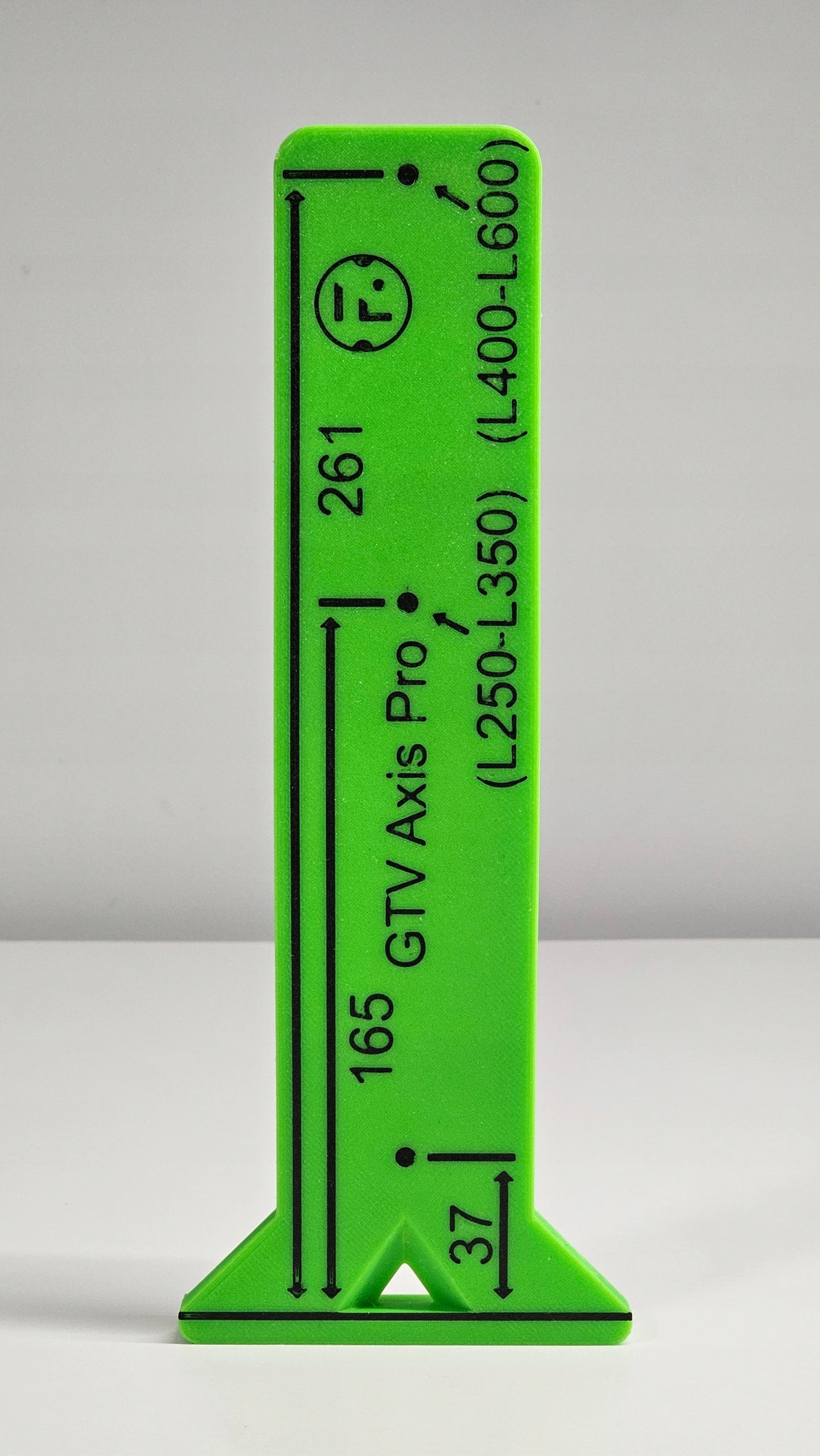 GTV Axis Pro Guide Fitting Template with Markers - Hit with a Hammer Brand no brand