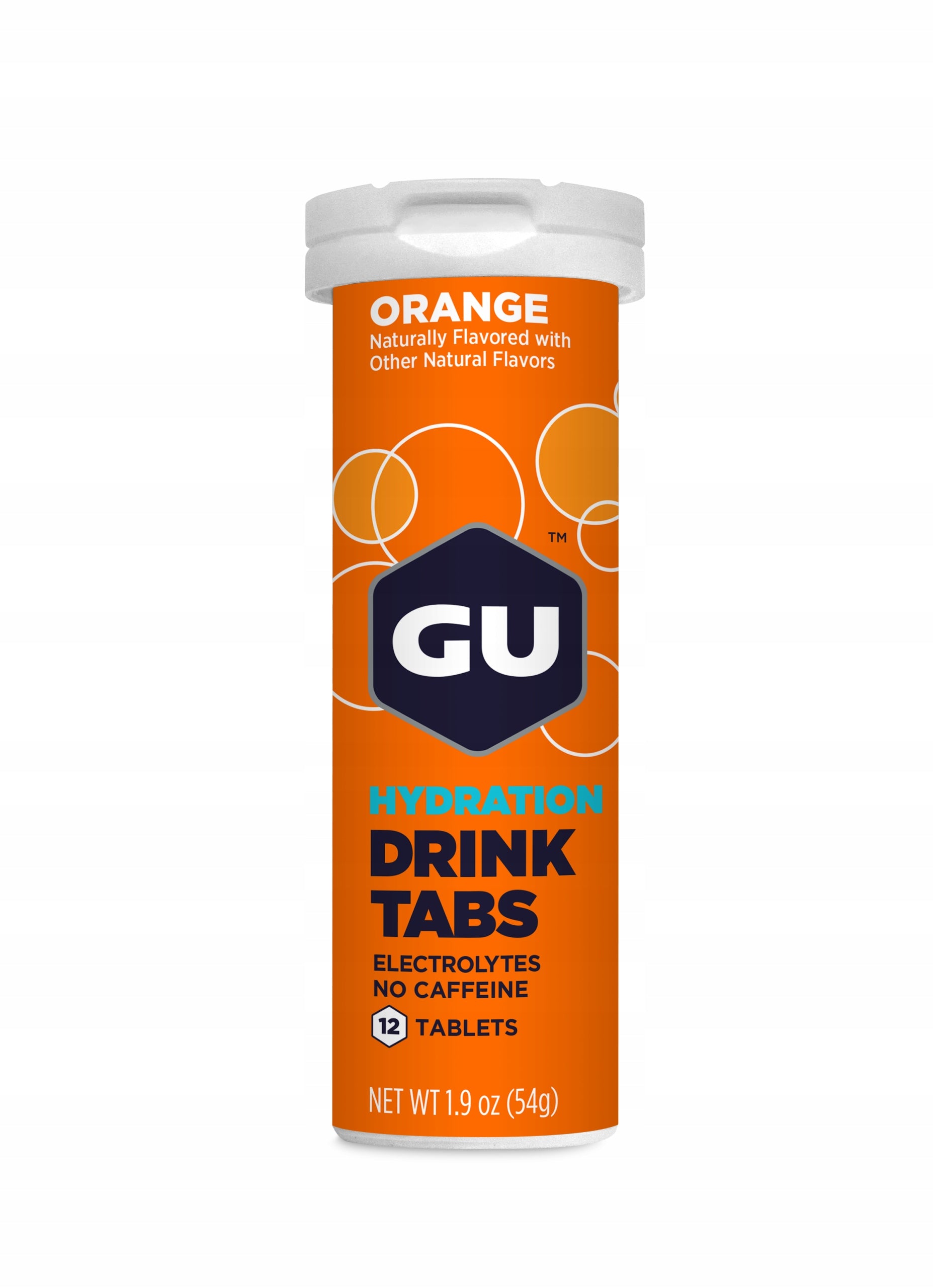GU Hydration Drink Tabs, Orange Expiration date at least 2 weeks from the date of purchase
