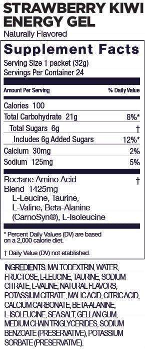 GU Roctane Energy Gel Strawberry kiwi energy gel strawberry kiwi 32g Manufacturer code 123971