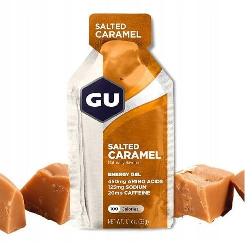 GU Salty Caramel Energy Gel BCAA Salty Caramel