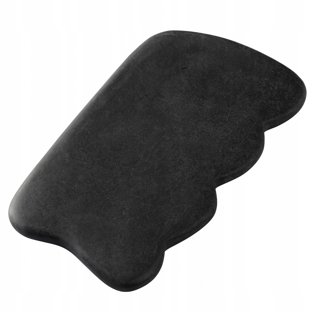 GUA SHA MASSAGE PLATE in the shape of a corrugated rectangle stone bian Manufacturer code Masażery i urządzenia masujące