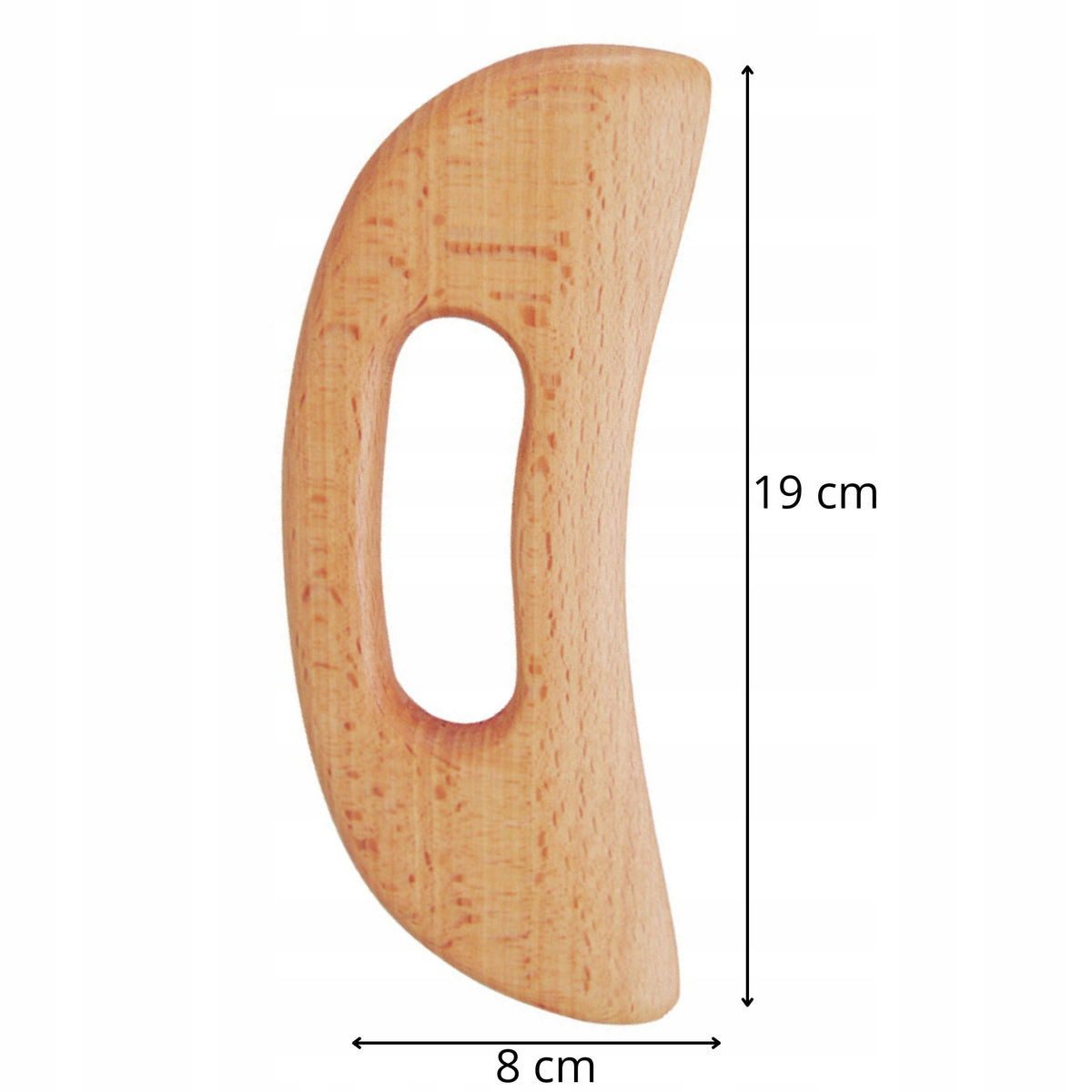 GUA SHA Massager Wooden Anti-Cellulite Lymphatic Drainage For Body Packaging status original