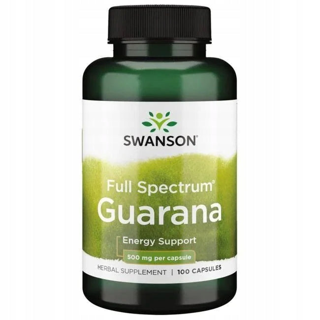 GUARANA SWANSON ENERGY IMMUNITY 500mg 100 Kap