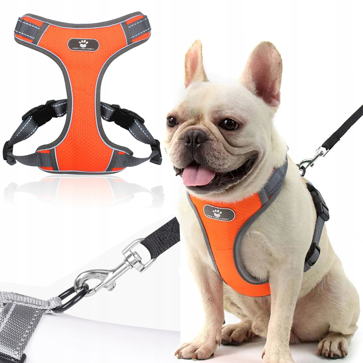 GUARD DOG HARNESS ADJUSTABLE STRONG PRESSURE-FREE COMFORTABLE DECENT SIZE M