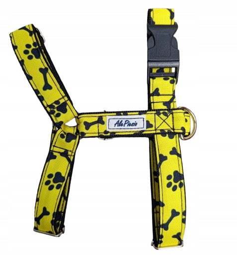 GUARD DOG HARNESS YELLOW BONES AND PAWS SIZE S AlePiesio Manufacturer code 1010KIŁS