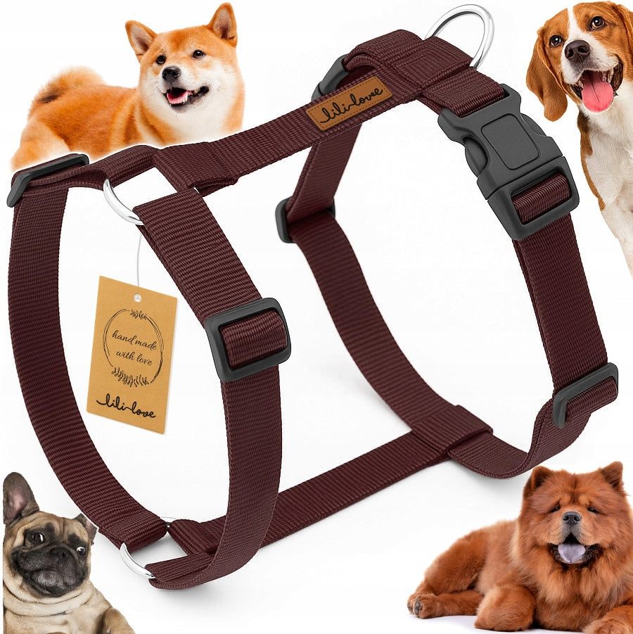 GUARD HARNESS FOR DOG ADJUSTABLE PRESSURE-FREE COMFORTABLE STRONG WEBBING ros. M