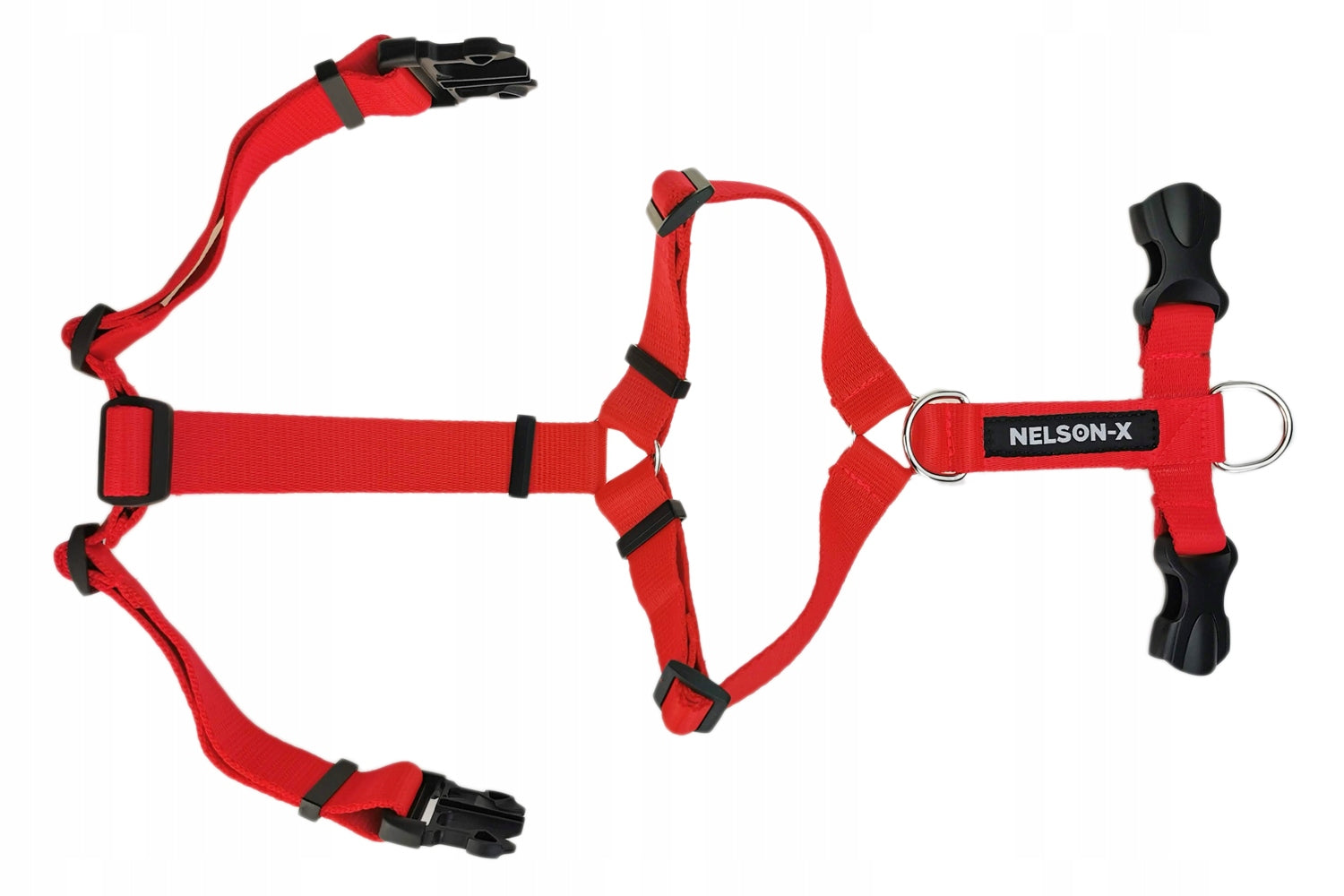 GUARD HARNESS FOR DOG NELSON-X DUO M POLISH STRONG ADJUSTABLE PREMIUM Manufacturer code DUO-BASIC-M