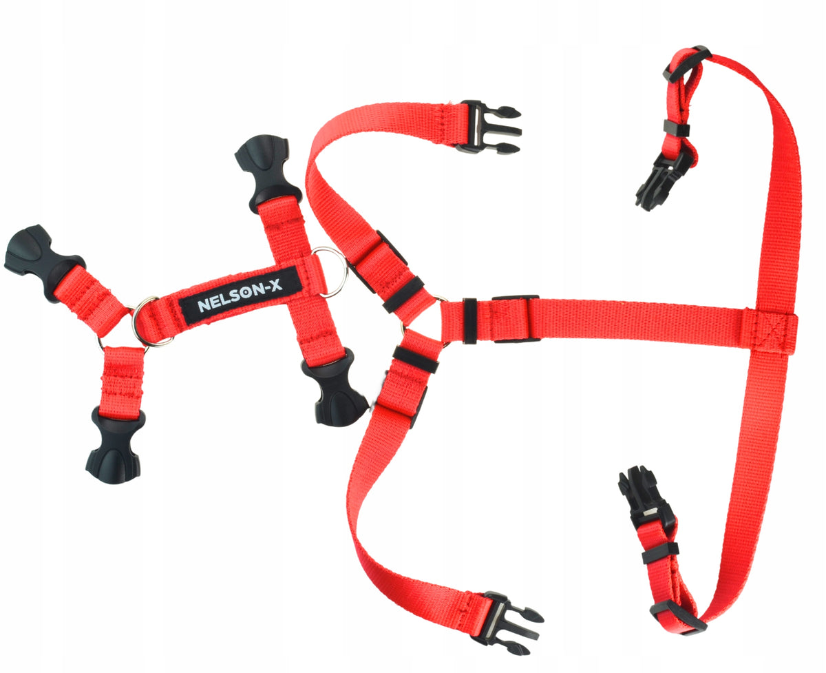 GUARD HARNESS FOR MEDIUM DOG NELSON-X QUATTRO FOR 4 BUCKLES SIZE L POLSK Manufacturer code QUATTRO-L