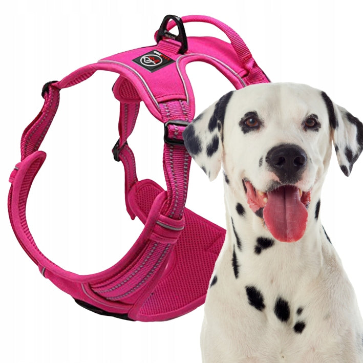 GUARD PRESSURE-FREE ELITE size XL lalazoo fuchsia dog HARNESS