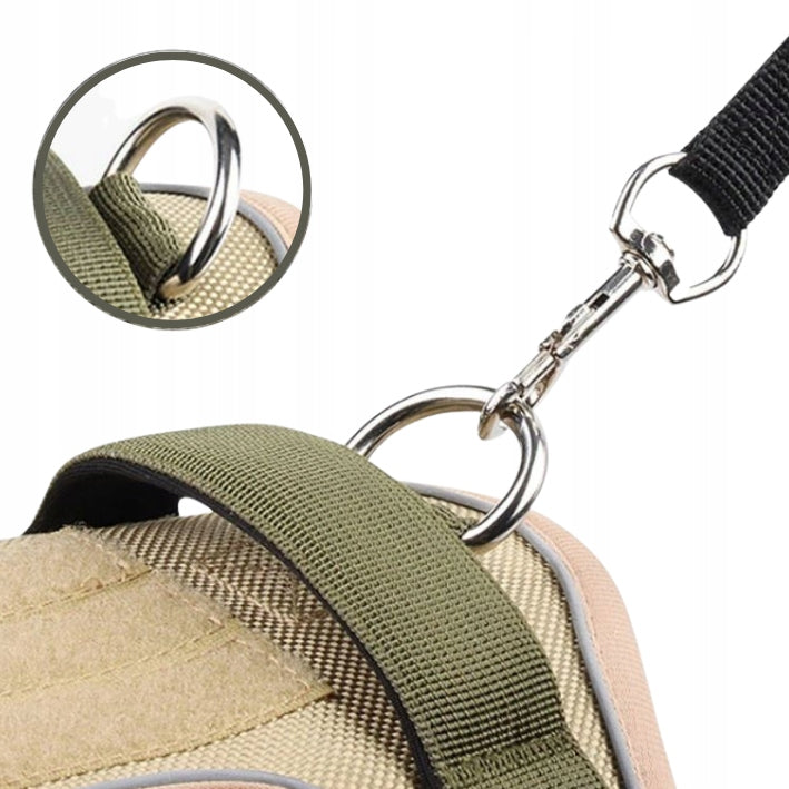 GUARD PRESSURE-FREE HARNESS for dogs BOSTON, reflective S BLACK Kind walking harness