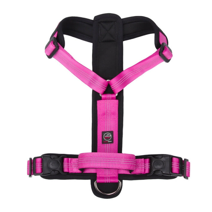 GUARD dog harness adjustable pressure-free CAPRI FUCHSIA size L Brand Lalazoo