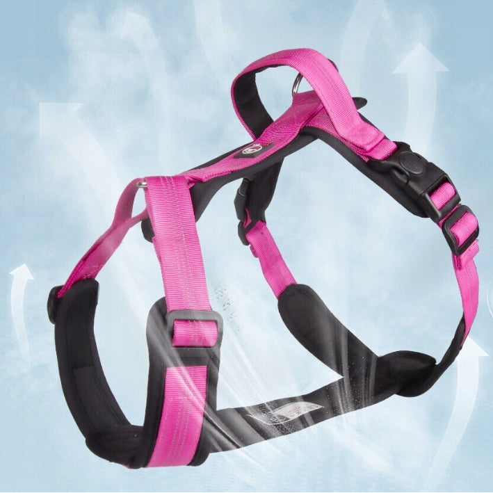 GUARD dog harness adjustable pressure-free CAPRI FUCHSIA size L Kind walking harness