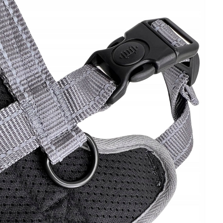 GUARD pressure-free dog harness SOLID gray L Dog size medium dog