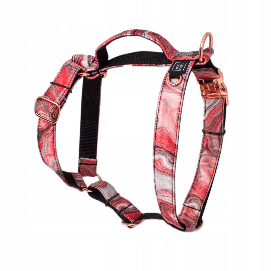GUARD walking harness for dog comfortable RED M